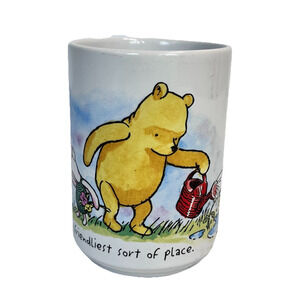Disney Store Coffee Mug "Winnie the Pooh" Tiger Piglet "The Friendliest Place"